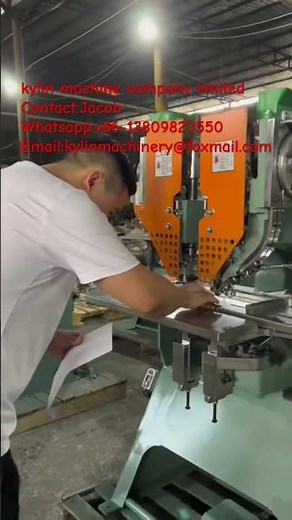 Double Head Ring Binder Riveting Machine