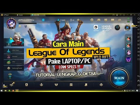 How to Play League Of Legends Wild Rift on PC / Laptop with Android Emulator LDPlayer New Version!
