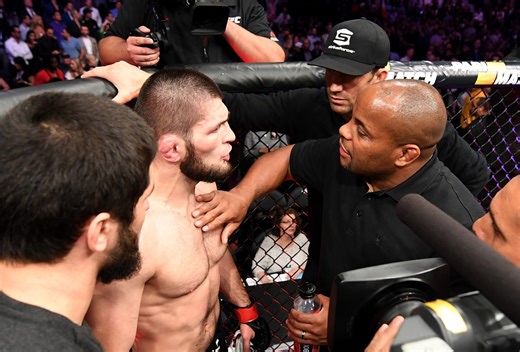 Daniel Cormier was paid $10,000 to stop Khabib Nurmagomedov and Conor McGregor's infamous brawl