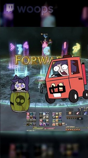 woops gets trashed like he deserves | #woops on #twitch #ffxiv