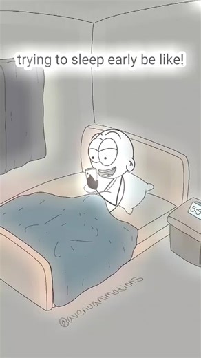trying to sleep early be like!#fypシ゚viral #animation #cartoon #anime #4kmemes