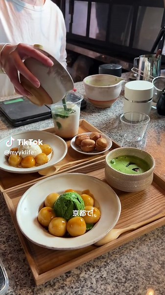 抹茶と和菓子の絶品カフェ体験