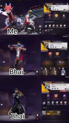 bhai chara on TOP free fire short video #freefire