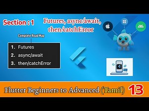 Futures async await then catchError Tamil Dart Programming Flutter Beginners to Advanced Dilip Coder