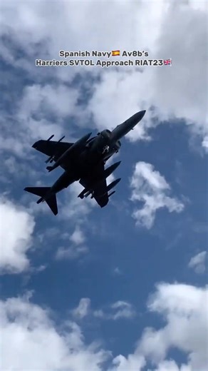 Harrier Jump Jet Lands Like Magic 😳✈️ #Harrier #JumpJet