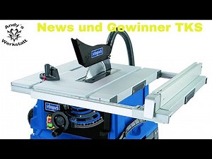 Gewinner Scheppach HS105 Tischkreissäge & anstehende Messen | News #02