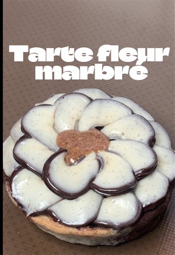 Recette Tarte Marbrée Vanille & Chocolat Ultra Moelleuse