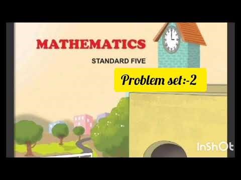 MATHEMATICS 🧐 5th CHAPTER:-2 PROBLEM SRT:- 2