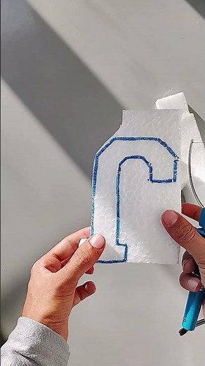 foam cutting | Letter J from foam ✂️ | Which letter should I cut next? 👇 #foamcutting #satisfying