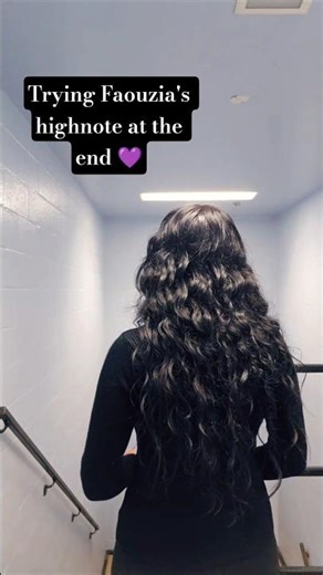 Singing Faouzia in stairway ✨️ breathy voice #singing #vocals #singersongwriter #music #faouzia