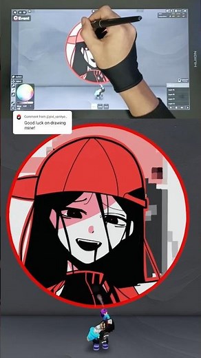 Time to draw your pfp on roblox spray paint! who next? #shorts #roblox #art