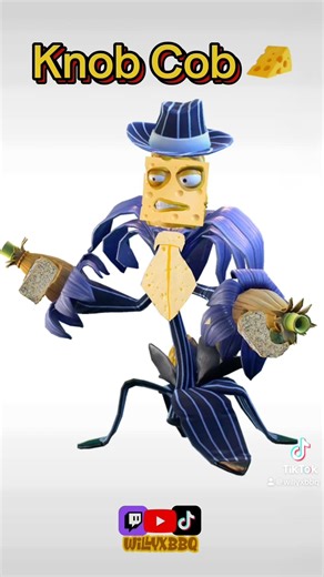 KNOB COB 🧀 CHARACTER CONCEPT #pvzgw2 #pvz #gw2 #jynxi #peak