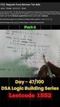 LeetCode 1552 – Magnetic Force Between Two Balls (a.k.a. Aggressive Cows)