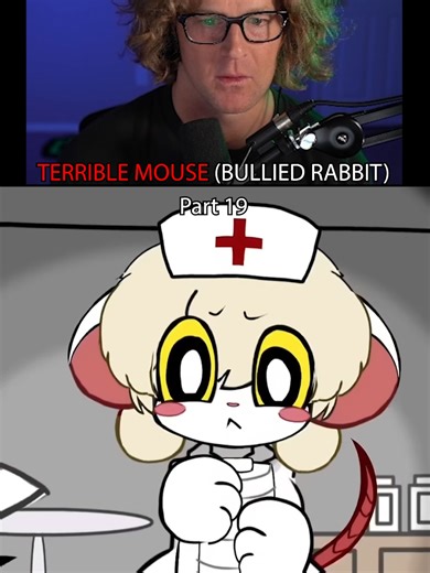 BULLIED RABBIT Part 19 | Terrible Mouse . . . #analoghorror #disturbing #creepy #scary #horror #scaryvideos #horrorvideos #horrortok #terriblemouse #fyp #trending #bulliedrabbit
