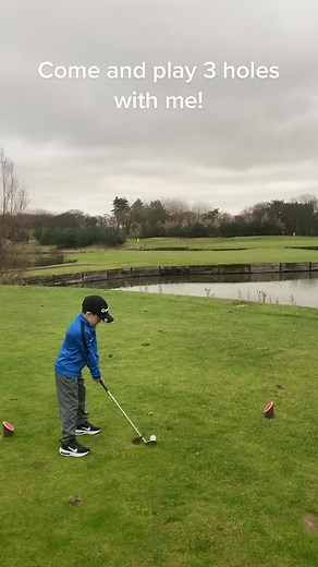 Playing 3 holes with my dad this morning on the par 3 course, before my lesson! What a 3 holes it was, my best yet! #3holeswithaaron #formbyhall #golftiktok #golf #golfswing #golfswingcoach #golfer #juniorgolf #juniorgolfer #uskidsgolf #tommyfleetwoodacademy #par #birdie #tiktok #instagram #theopen #themasters #holeinone #golfersoftiktok #swing #kidgolfer #taylormade #taylormadegolf #aaronedwardsgolf