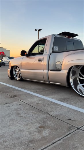 Santos on Instagram: "First outing of 2026. This truck sat in my garage most of last year. So much that I replaced the battery twice last year due to it being parked. This truck will definitely be driven more frequently this year and even planning on making some shows. #explorepage✨ #biglipsandwidehips #baggedtrucks #introwheels #cammedtrucks"