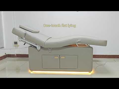 Multi Functional Electric Beauty Bed | Professional Salon Treatment Table with LED Light