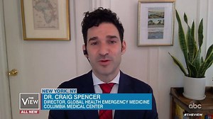 18K views · 397 reactions | Dr. Craig Spencer refutes Pres. Trump’s claim that supplies intended for the New York City hospitals might have been stolen: “I don’t see anyone running off with a ventilator or with masks – I see everyone running into the hospital to help out.” https://abcn.ws/2Rlb78r | The View | Facebook