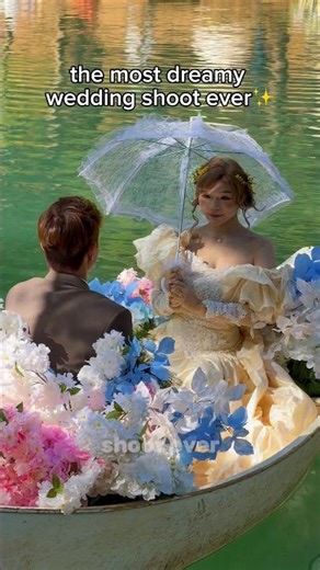 dream wedding shoot vlog✨💍 3 diff wedding dresses ahhhh #weddingdress #weddingshoot #vlog