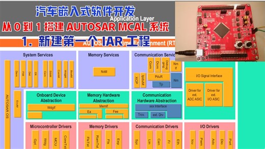 从0到1搭建最小AUTOSAR MCAL系统工程-1 新建第一个IAR工程