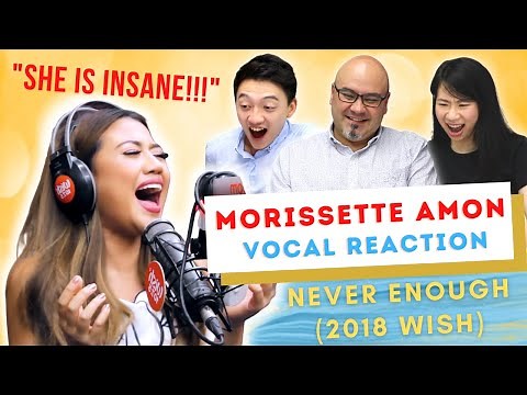 Morissette Amon Reaction Never Enough (Phillipines) - Vocal Coach Reacts