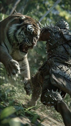Spiked Armor vs Tiger Claws #epicbattle #shorts