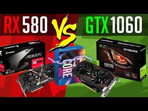 RX 580 (8gb) vs GTX 1060 (6gb) (Intel Core i7 6700K) | Gaming Benchmarks
