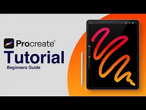 Procreate Tutorial Beginners Guide: How to make Gradient Brush Strokes in Procreate | Step-by Step