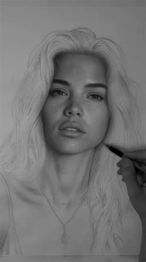 Realistic Pencil Portrait Drawing | Art Process