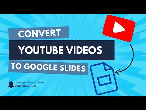 Turn Any YouTube Video into a Google Slides Presentation Instantly with Brisk!