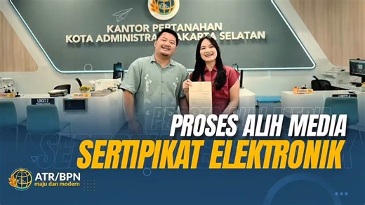Kantah Kab Bengkalis on Instagram: "Repost kementerian.atrbpn . Halo #SobATRBPN, di era transformasi digital ini, Kementerian ATR/BPN telah resmi mengubah Sertipikat Tanah Analog menjadi Sertipikat Elektronik. Tentunya hal ini didukung oleh terjaminnya keamanan data setiap pemilik tanah. Lalu, gimana sih cara alih media dari Sertipikat Analog menjadi Sertipikat Elektronik? Untuk lebih lengkapnya, simak pada video berikut ya, Sob☝🏼 #IndonesiaLengkap #ATRBPNKiniLebihBaik #ATRBPNMajudanModern #Mel
