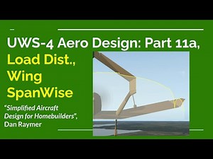UWS-4 Aero Design: Part 11a, Load Distribution - Spanwise