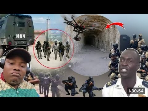 Lapolis Bare Gang yo ki al Kache tout Anba Tè…Elikoptè Sèke Kay Babekyou Anpil Bomb Tonbe Bagay Myèl