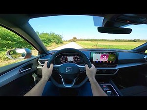 New Seat Leon FR 2021 - POV test drive & REVIEW (1.5 eTSI 150 HP DSG)