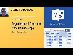 Organisational charts and synchronised copies in Microsoft Visio