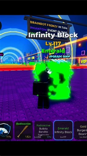 🍀😵‍💫😵‍💫 Open Infinity Lucky block💀💀 #roblox #edit #brainrot #infinity#escapefortsunami