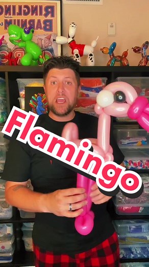 Replying to @jlo.heart How to make a balloon Flamingo #TwistWithJosh #BalloonArtTutorial #balloonartist