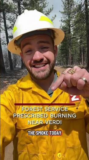 Forest Service Prescribed Burning Near Verdi