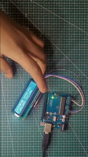 Stop Messy Wiring! Use I2C LCD with Arduino ⚡ #advanceproject #experiment #arduino #arduinoproject