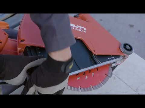 How to use DCH 300-X for wet and dry cutting | #HiltiHowTo | Dust-free cutting