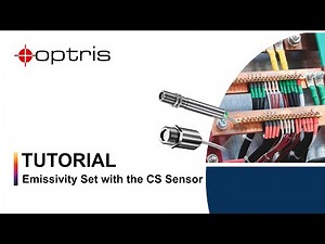 Optris CS Sensor: Setting Emissivity with External Voltage (PLC)