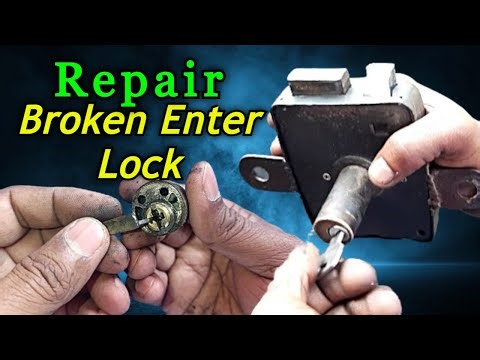 How to Repair Broken Door Lock || Enter Lock Repair