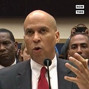 115K views · 813 reactions | Watch Cory Booker make a powerful case for reparations during today's historic congressional hearing | NowThis Impact | Facebook