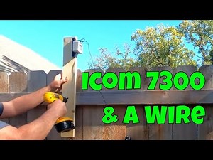 HyEndFed Installation & ICOM 7300 CW SSB Listening Test