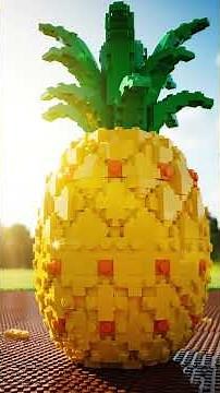 LEGO Fruit Evolution: Watermelon, Pineapple, and Grapes | Created with AutoVeos