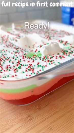 Easy Christmas Jello Cool Whip Lasagna Festive Holiday Jello Cool Whip Dessert Lasagna Recipe Ingredients: 1 package (14–16 oz) graham crackers or golden sandwich cookies, crushed 8 tablespoons unsalted butter, melted 1 package (8 oz) cream cheese, softened 1 cup powdered sugar | Easy Recipes