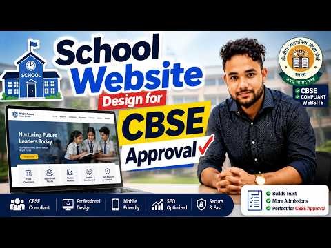 School Website Design Example | Live Client Project