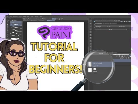 How to use Basic tools and LAYERS in CLIP STUDIO PAINT| For beginners