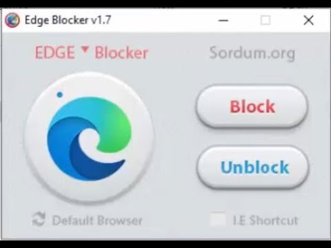 How to Block Edge on Windows 10