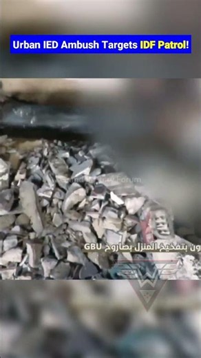 Al-Qasam IED Ambush Targets IDF Patrol